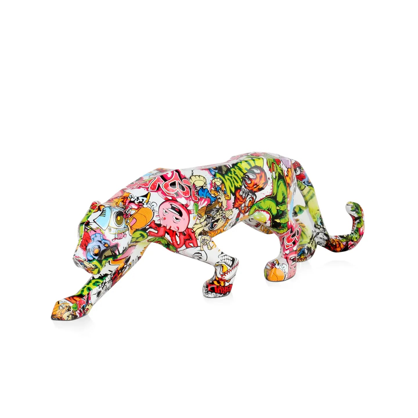 Panthère multicolore