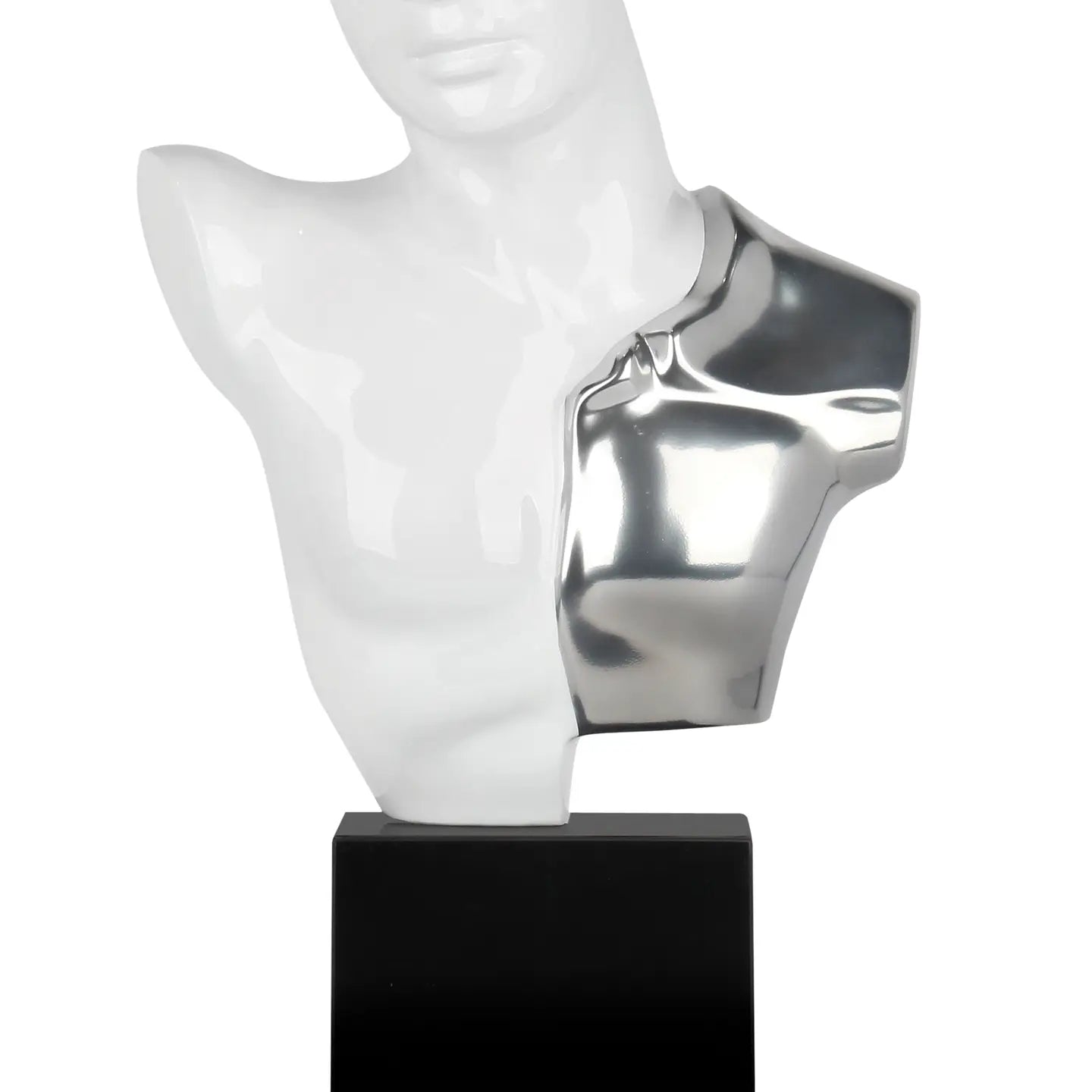 Sculpture en résine « Buste de guerrier »