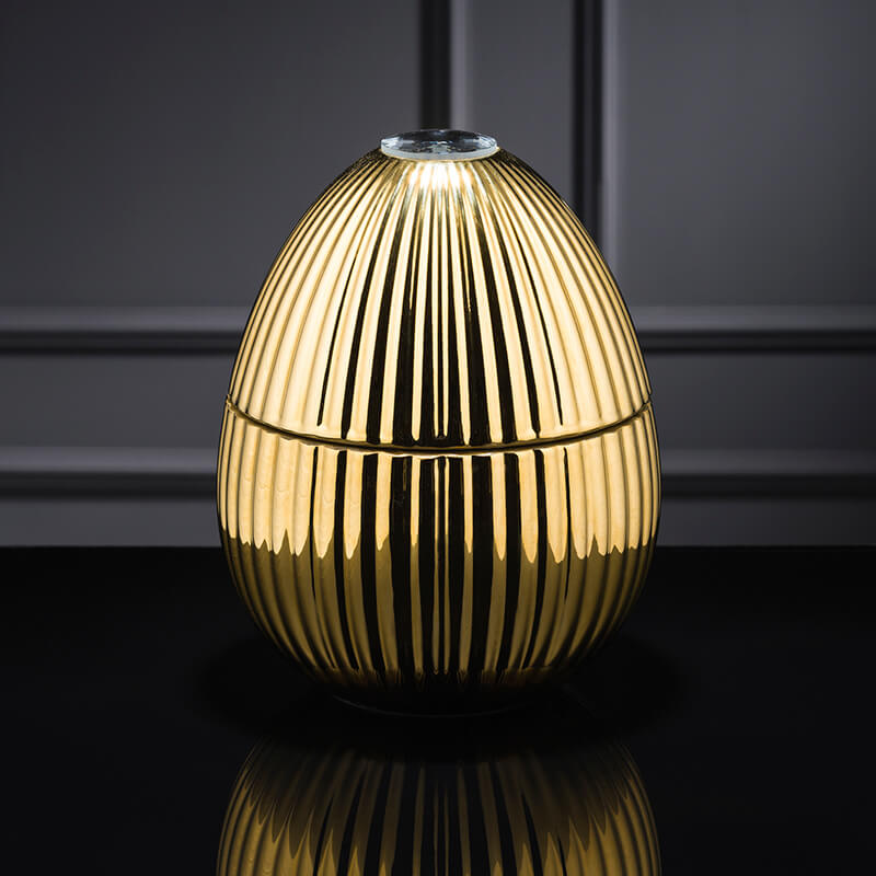 Oeuf en or 18 carats 3,4 kg