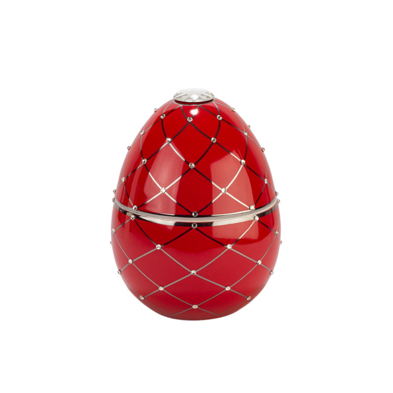 Oeuf Rouge au treillis argenté 220 g
