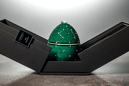Oeuf Vert au Treillis Argenté 220 g