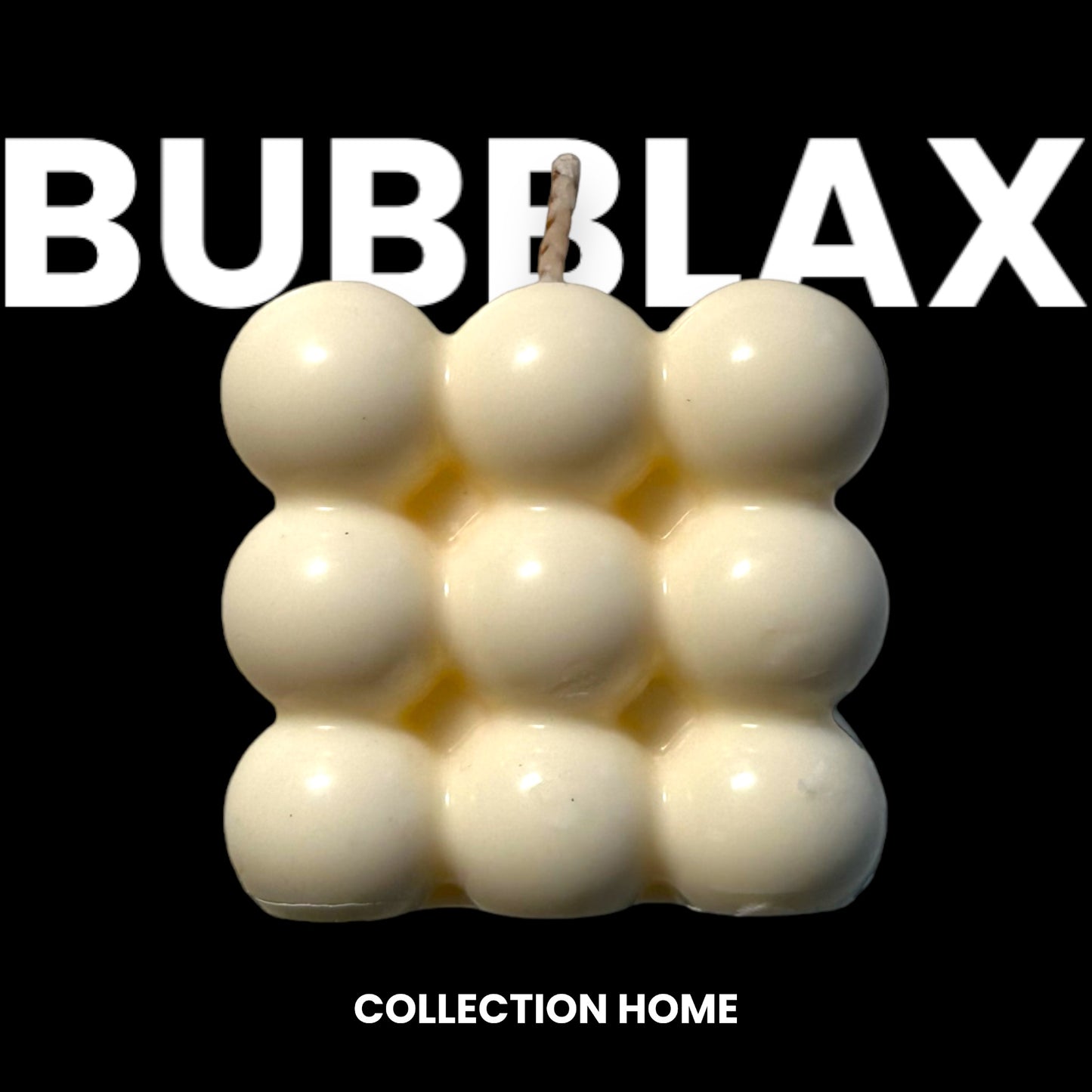 Le Bubblax - Bougie en cire de colza (M)